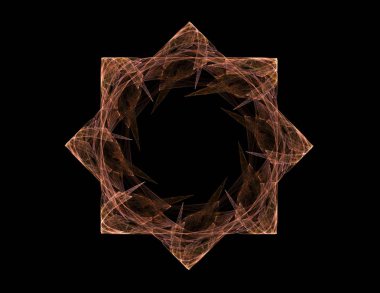 Uzay serisi geometrisini. Görsel olarak çekici zemin kavramsal Izgaralar eğrileri ve fraktal öğeleri öğesi olarak uygun yapılmış 