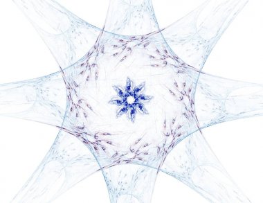 Konuyla ilgili soyut fraktal formlar grafik tasarım ve nükleer fizik bilim parçacıkların. Kutsal geometri futuristik