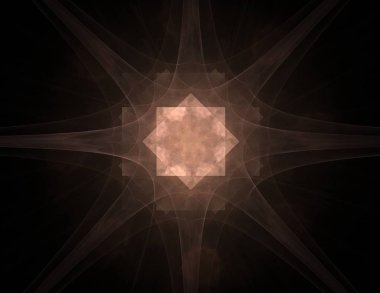 Konuyla ilgili soyut fraktal formlar grafik tasarım ve nükleer fizik bilim parçacıkların. Kutsal geometri futuristik