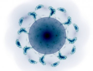 Uzay serisi geometrisini. Görsel olarak çekici zemin kavramsal Izgaralar eğrileri ve fraktal öğeleri öğesi olarak uygun yapılmış 