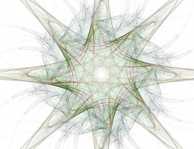 Konuyla ilgili soyut fraktal formlar grafik tasarım ve nükleer fizik bilim parçacıkların. Kutsal geometri futuristik