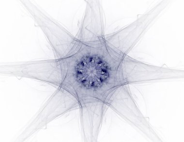 Soyut fraktal renk arka plan ile kesişen daireler ve oval. Hareket illüstrasyon.