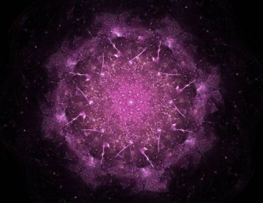 Fraktal mandala arka plan çok renkli soyut bilgisayar oluşturulan