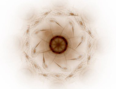 Konuyla ilgili soyut fraktal formlar grafik tasarım ve nükleer fizik bilim parçacıkların. Kutsal geometri futuristik