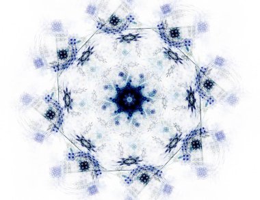 Konuyla ilgili soyut fraktal formlar grafik tasarım ve nükleer fizik bilim parçacıkların. Kutsal geometri futuristik