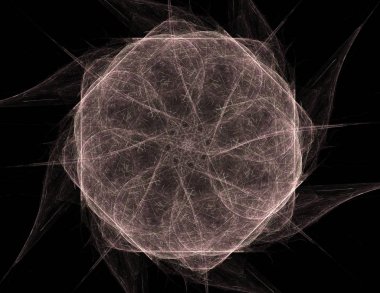 Uzay serisi geometrisini. Görsel olarak çekici zemin kavramsal Izgaralar eğrileri ve fraktal öğeleri öğesi olarak uygun yapılmış 