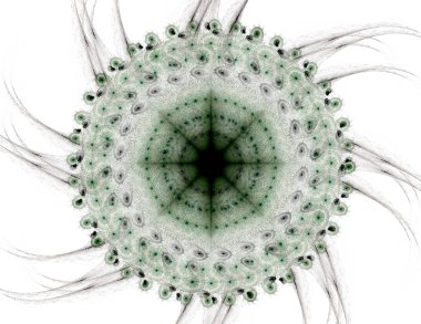 Uzay serisi geometrisini. Görsel olarak çekici zemin kavramsal Izgaralar eğrileri ve fraktal öğeleri öğesi olarak uygun yapılmış 