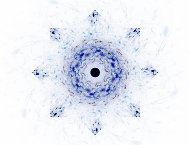 Konuyla ilgili soyut fraktal formlar grafik tasarım ve nükleer fizik bilim parçacıkların. Kutsal geometri futuristik