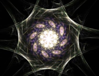 Dantelli renkli saat desen. Dijital fractal sanat tasarım. Kutsal semboller işaretler geometrisi soyut tasarım. 