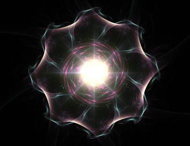 Uzay serisi geometrisini. Görsel olarak çekici zemin kavramsal Izgaralar eğrileri ve fraktal öğeleri öğesi olarak uygun yapılmış 