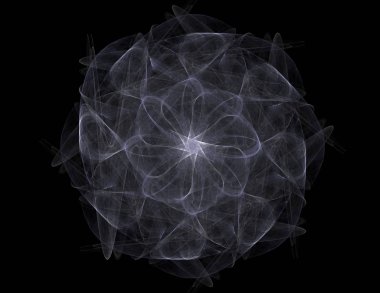 Uzay serisi geometrisini. Görsel olarak çekici zemin kavramsal Izgaralar eğrileri ve fraktal öğeleri öğesi olarak uygun yapılmış 