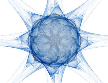 Uzay serisi geometrisini. Görsel olarak çekici zemin kavramsal Izgaralar eğrileri ve fraktal öğeleri öğesi olarak uygun yapılmış 