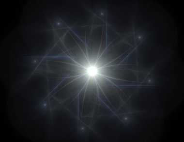 Uzay serisi geometrisini. Görsel olarak çekici zemin kavramsal Izgaralar eğrileri ve fraktal öğeleri öğesi olarak uygun yapılmış 