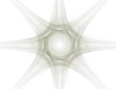 Konuyla ilgili soyut fraktal formlar grafik tasarım ve nükleer fizik bilim parçacıkların. Kutsal geometri futuristik