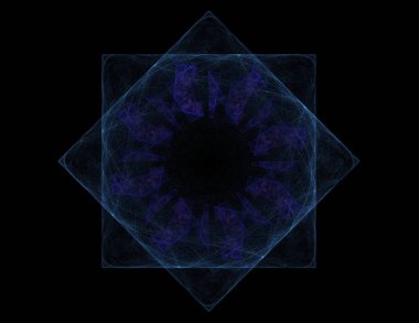 Uzay serisi geometrisini. Görsel olarak çekici zemin kavramsal Izgaralar eğrileri ve fraktal öğeleri öğesi olarak uygun yapılmış 