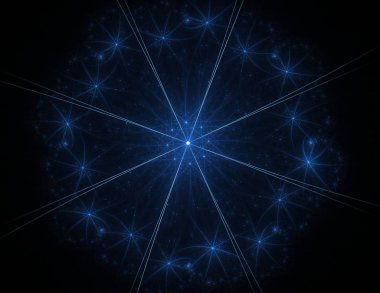 Uzay serisi geometrisini. Görsel olarak çekici zemin kavramsal Izgaralar eğrileri ve fraktal öğeleri öğesi olarak uygun yapılmış 