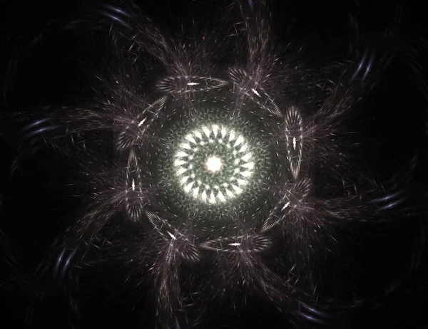 Uzay serisi geometrisini. Görsel olarak çekici zemin kavramsal Izgaralar eğrileri ve fraktal öğeleri öğesi olarak uygun yapılmış 