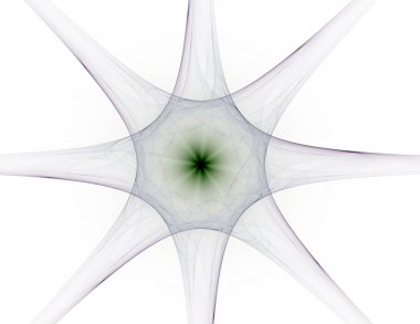 Konuyla ilgili soyut fraktal formlar grafik tasarım ve nükleer fizik bilim parçacıkların. Kutsal geometri futuristik