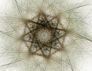 Konuyla ilgili soyut fraktal formlar grafik tasarım ve nükleer fizik bilim parçacıkların. Kutsal geometri futuristik