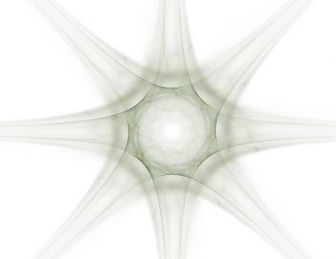 Konuyla ilgili soyut fraktal formlar grafik tasarım ve nükleer fizik bilim parçacıkların. Kutsal geometri futuristik