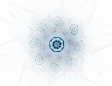 Dantelli renkli saat desen. Dijital fractal sanat tasarım. Kutsal semboller işaretler geometrisi soyut tasarım. 