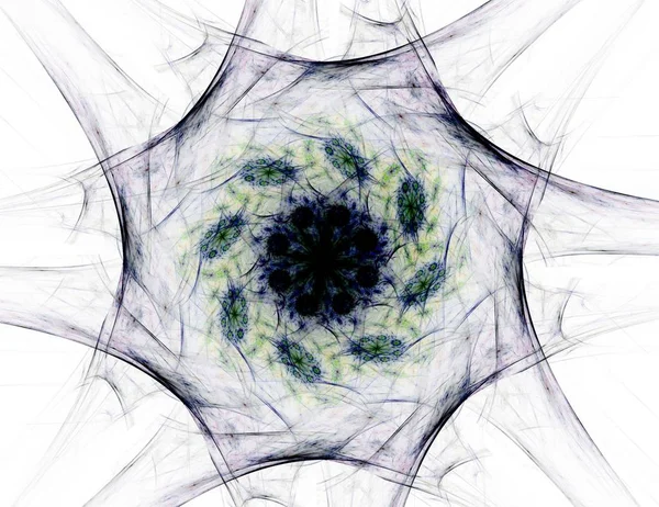 Dantelli renkli saat desen. Dijital fractal sanat tasarım. Kutsal semboller işaretler geometrisi soyut tasarım. 