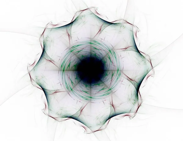 Geometría de la serie Space. Fondo visualmente atractivo hecho de curvas de rejillas conceptuales y elementos fractales adecuados como elemento — Foto de Stock