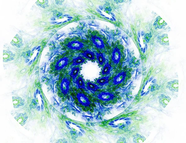 Konuyla ilgili soyut fraktal formlar grafik tasarım ve nükleer fizik bilim parçacıkların. Kutsal geometri futuristik