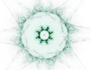 Soyut fraktal kırmızı arka plan ile kesişen daireler ve oval. disko ışıkları. Hareket illüstrasyon.