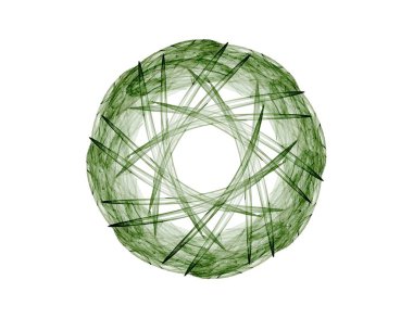 Konuyla ilgili soyut fraktal formlar grafik tasarım ve nükleer fizik bilim parçacıkların. Kutsal geometri futuristik