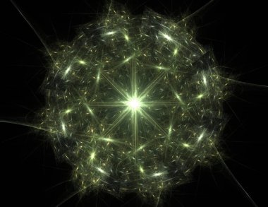 Uzay serisi geometrisini. Görsel olarak çekici zemin kavramsal Izgaralar eğrileri ve fraktal öğeleri öğesi olarak uygun yapılmış 