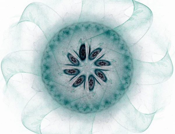 Dantelli renkli saat desen. Dijital fractal sanat tasarım. Kutsal semboller işaretler geometrisi soyut tasarım. 