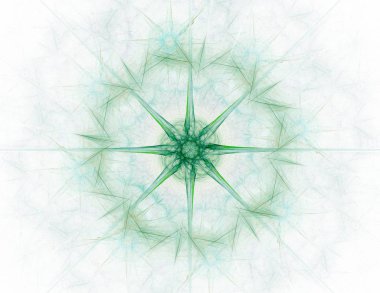 Soyut fraktal renk arka plan ile kesişen daireler ve oval. Hareket illüstrasyon.