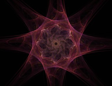 Dantelli renkli saat desen. Dijital fractal sanat tasarım. Kutsal semboller işaretler geometrisi soyut tasarım. 