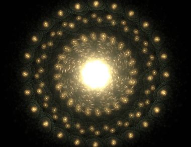 Uzay serisi geometrisini. Görsel olarak çekici zemin kavramsal Izgaralar eğrileri ve fraktal öğeleri öğesi olarak uygun yapılmış 