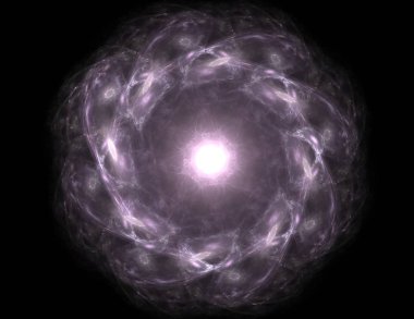 Uzay serisi geometrisini. Görsel olarak çekici zemin kavramsal Izgaralar eğrileri ve fraktal öğeleri öğesi olarak uygun yapılmış 