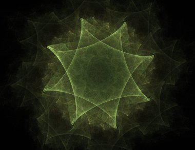 Dantelli renkli saat desen. Dijital fractal sanat tasarım. Kutsal semboller işaretler geometrisi soyut tasarım. 
