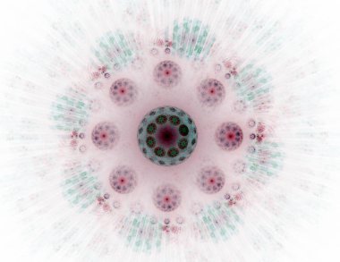 Uzay serisi geometrisini. Görsel olarak çekici zemin kavramsal Izgaralar eğrileri ve fraktal öğeleri öğesi olarak uygun yapılmış 