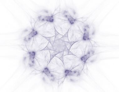 Soyut fraktal renk arka plan ile kesişen daireler ve oval. Hareket illüstrasyon.