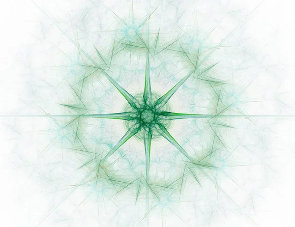 Soyut fraktal renk arka plan ile kesişen daireler ve oval. Hareket illüstrasyon.