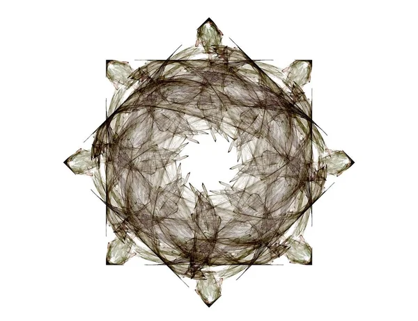 Uzay serisi geometrisini. Görsel olarak çekici zemin kavramsal Izgaralar eğrileri ve fraktal öğeleri öğesi olarak uygun yapılmış 