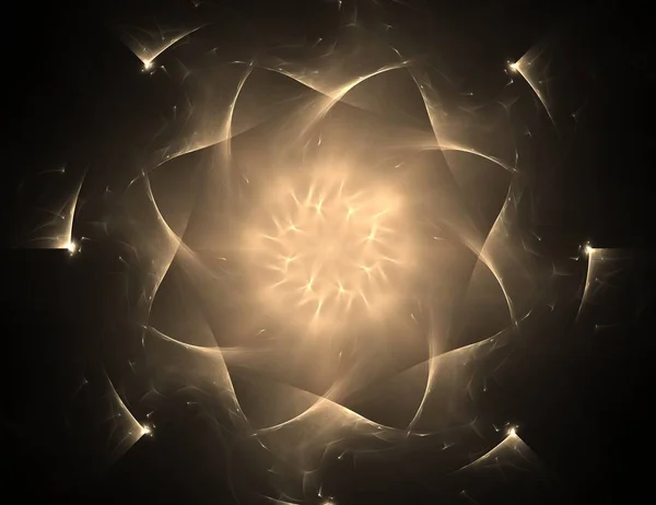 Πολύχρωμο abstract υπολογιστή δημιουργούνται fractal μάνταλα φόντο — Φωτογραφία Αρχείου