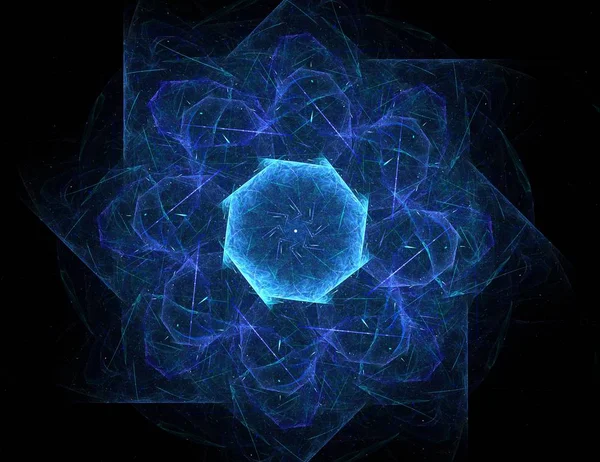 Uzay serisi geometrisini. Görsel olarak çekici zemin kavramsal Izgaralar eğrileri ve fraktal öğeleri öğesi olarak uygun yapılmış 