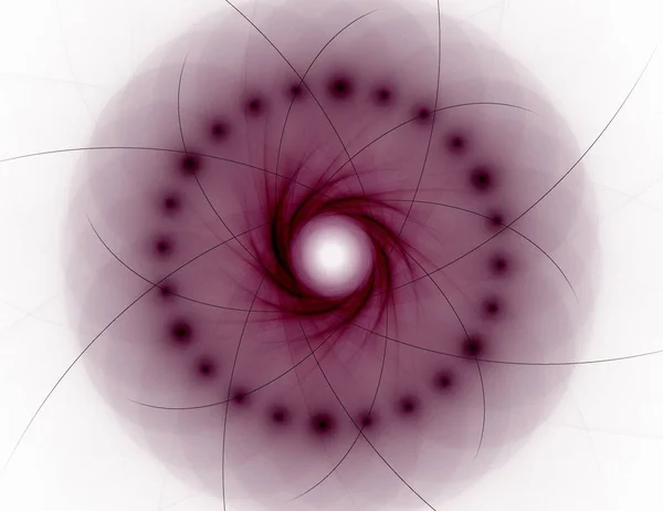 Geometrie prostoru série. Vizuálně atraktivní pozadí z konceptuální mřížky křivek a fraktální prvky vhodné jako prvek — Stock fotografie