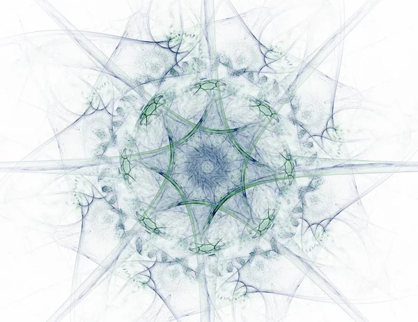 Konuyla ilgili soyut fraktal formlar grafik tasarım ve nükleer fizik bilim parçacıkların. Kutsal geometri futuristik