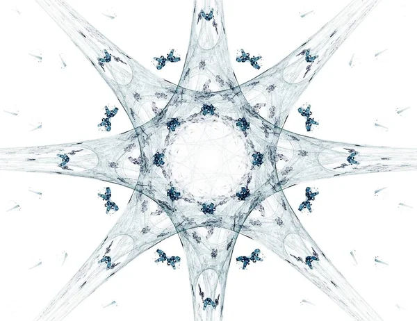 Uzay serisi geometrisini. Görsel olarak çekici zemin kavramsal Izgaralar eğrileri ve fraktal öğeleri öğesi olarak uygun yapılmış 