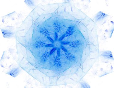 Konuyla ilgili soyut fraktal formlar grafik tasarım ve nükleer fizik bilim parçacıkların. Kutsal geometri futuristik