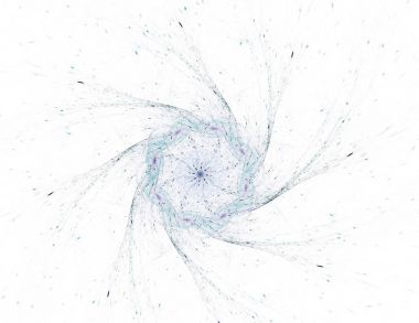 Konuyla ilgili soyut fraktal formlar grafik tasarım ve nükleer fizik bilim parçacıkların. Kutsal geometri futuristik