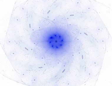 Konuyla ilgili soyut fraktal formlar grafik tasarım ve nükleer fizik bilim parçacıkların. Kutsal geometri futuristik