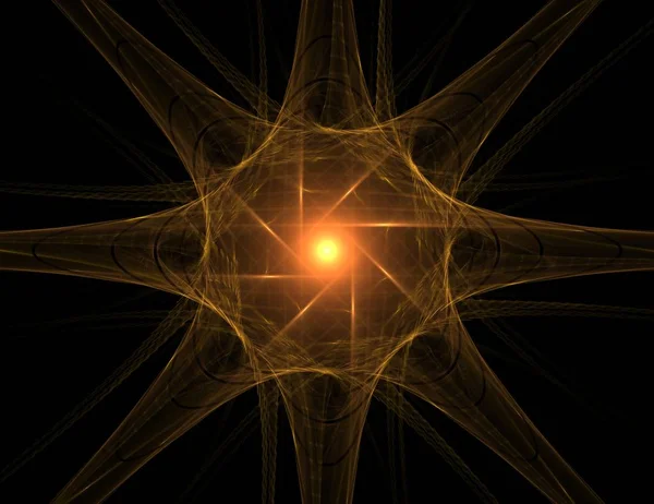 Konuyla ilgili soyut fraktal formlar grafik tasarım ve nükleer fizik bilim parçacıkların. Kutsal geometri futuristik